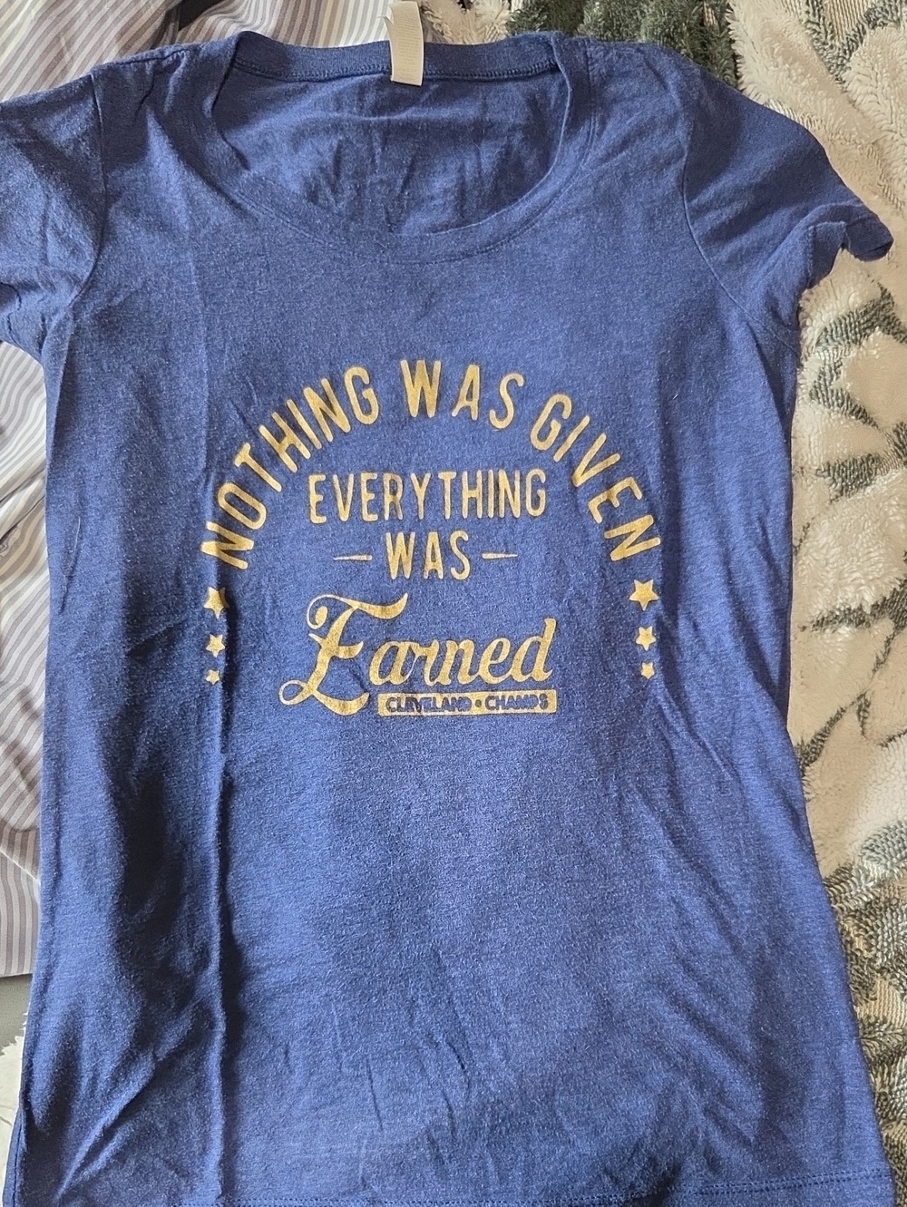 Women’s Navy Graphic Tee - Nothing Was Given